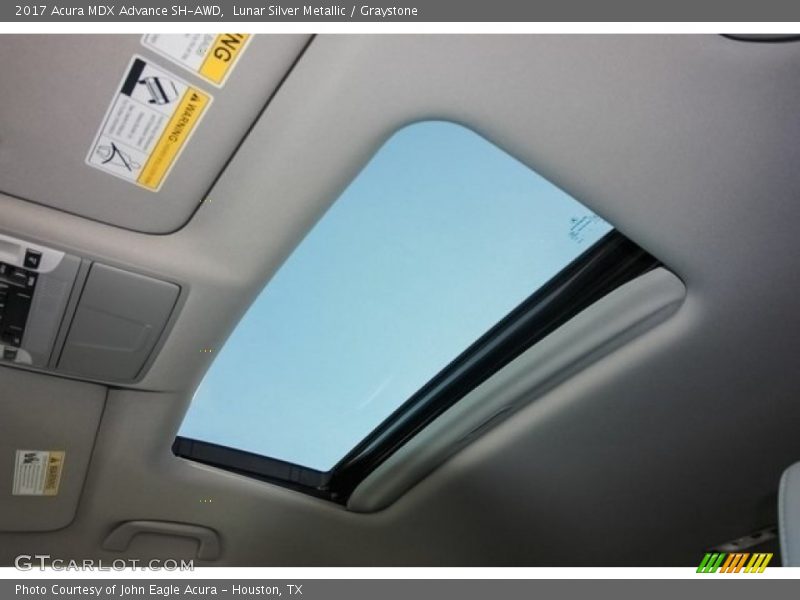 Lunar Silver Metallic / Graystone 2017 Acura MDX Advance SH-AWD