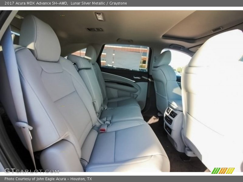 Lunar Silver Metallic / Graystone 2017 Acura MDX Advance SH-AWD