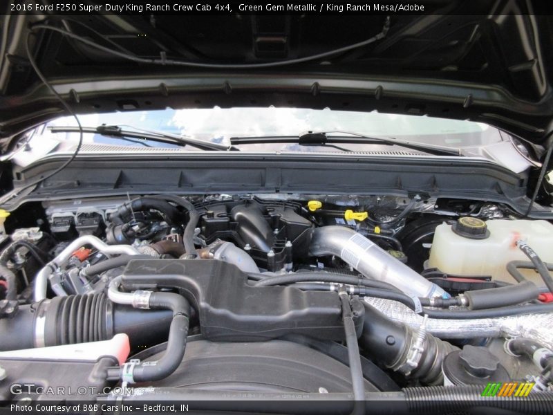 Green Gem Metallic / King Ranch Mesa/Adobe 2016 Ford F250 Super Duty King Ranch Crew Cab 4x4