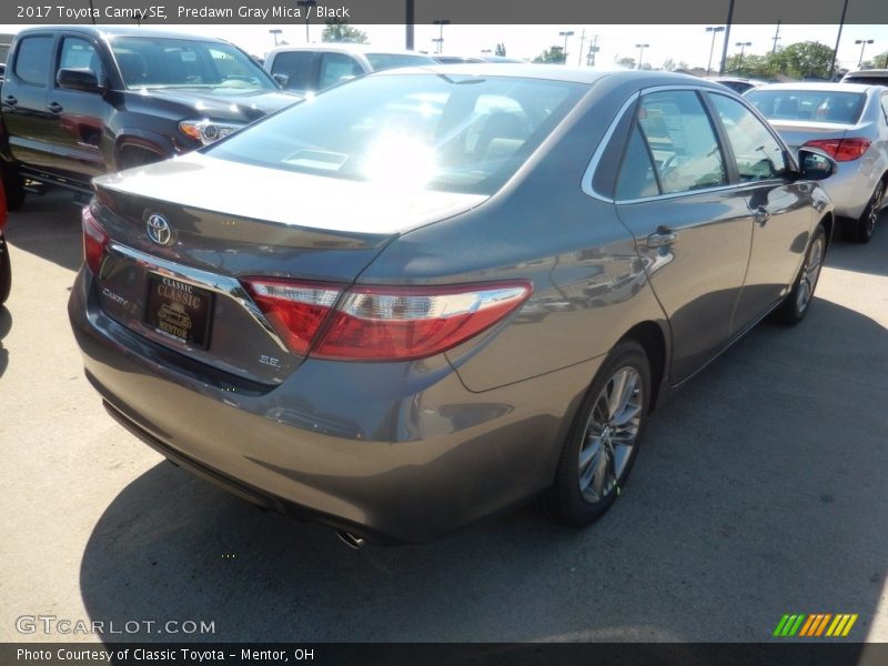 Predawn Gray Mica / Black 2017 Toyota Camry SE