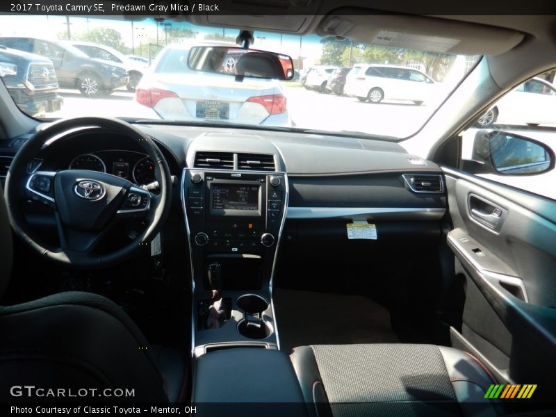 Predawn Gray Mica / Black 2017 Toyota Camry SE