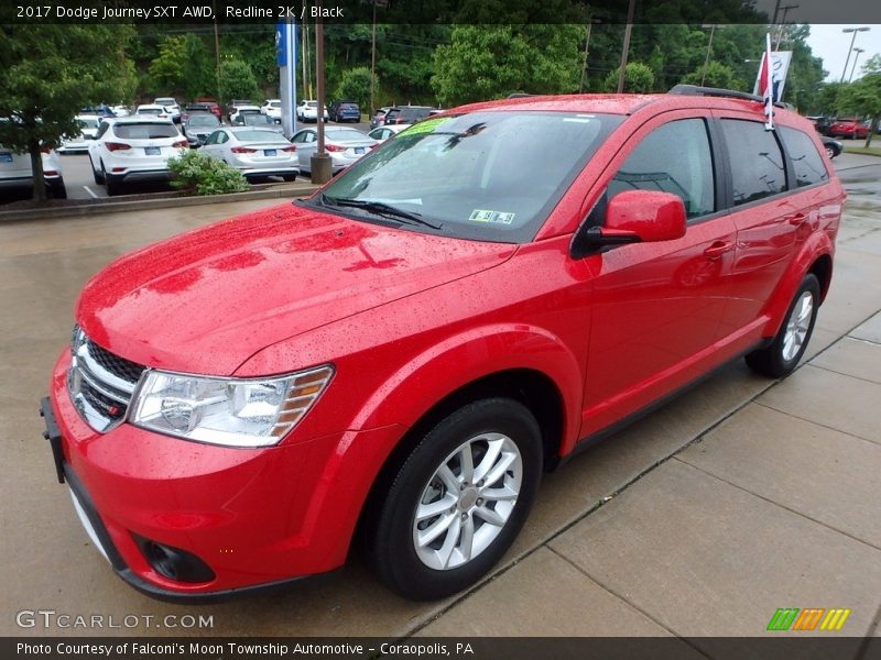 Front 3/4 View of 2017 Journey SXT AWD