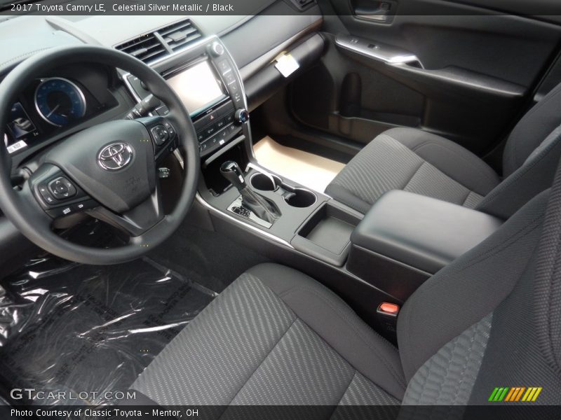 Celestial Silver Metallic / Black 2017 Toyota Camry LE