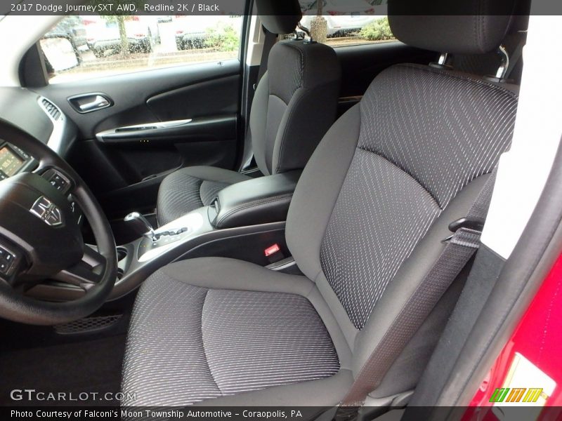 Front Seat of 2017 Journey SXT AWD