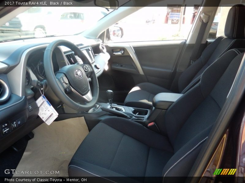 Black / Black 2017 Toyota RAV4 XLE