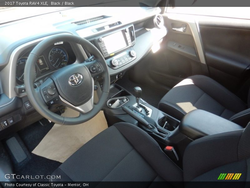 Black / Black 2017 Toyota RAV4 XLE