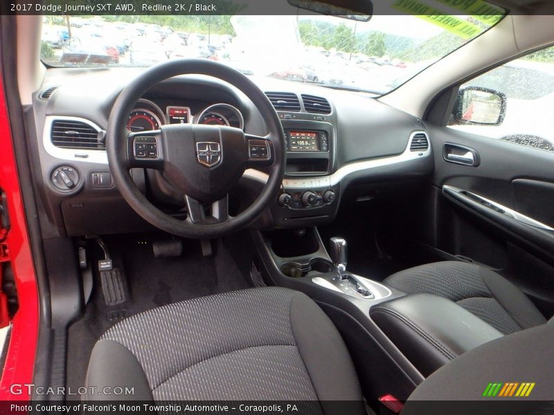 Black Interior - 2017 Journey SXT AWD 