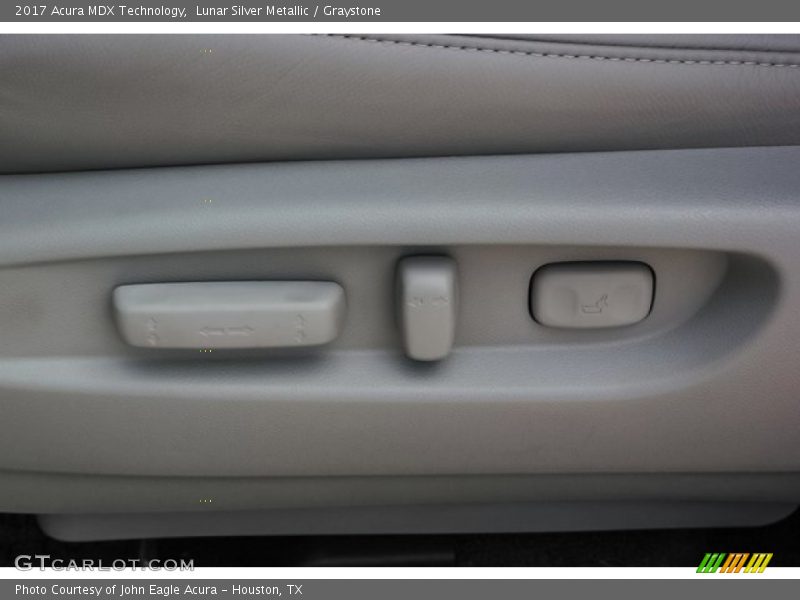 Lunar Silver Metallic / Graystone 2017 Acura MDX Technology