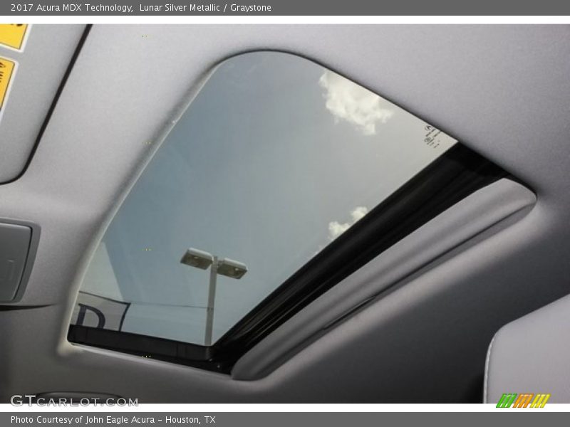 Lunar Silver Metallic / Graystone 2017 Acura MDX Technology