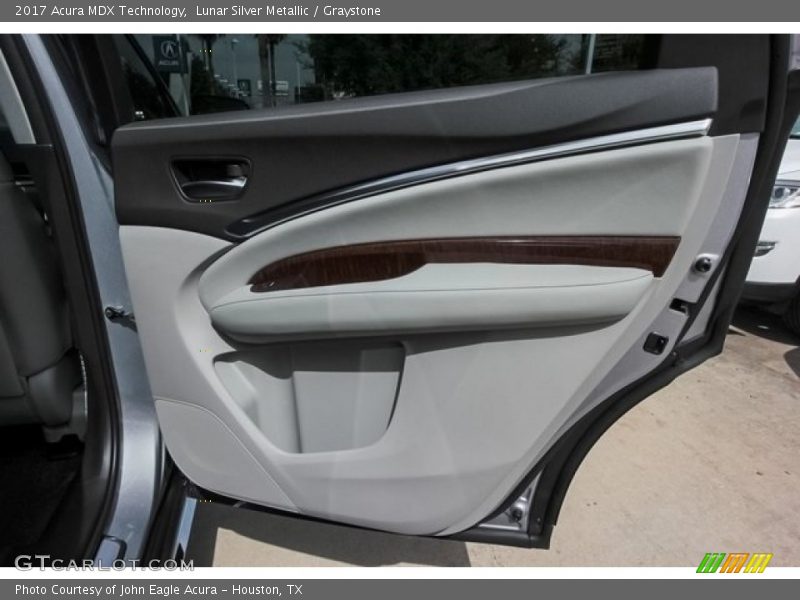 Lunar Silver Metallic / Graystone 2017 Acura MDX Technology