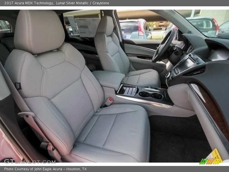 Lunar Silver Metallic / Graystone 2017 Acura MDX Technology