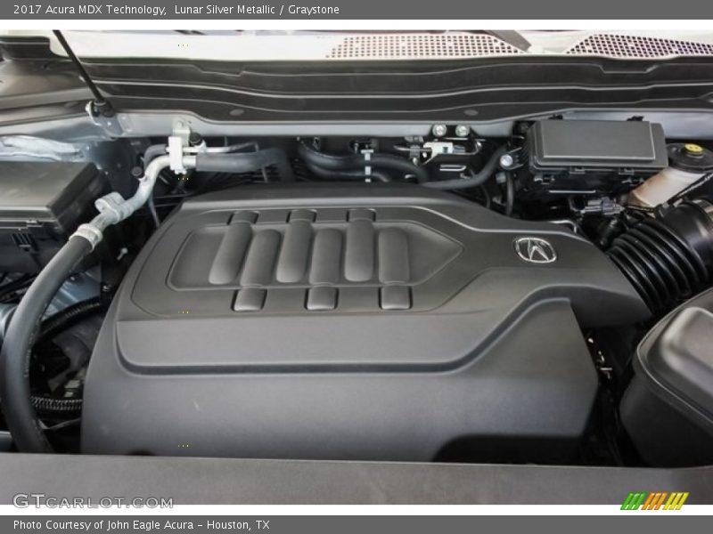 Lunar Silver Metallic / Graystone 2017 Acura MDX Technology