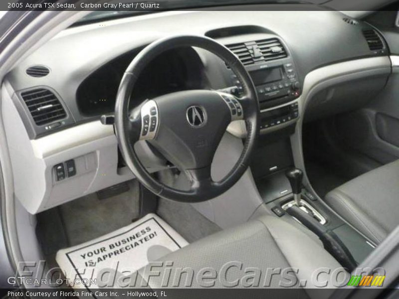 Carbon Gray Pearl / Quartz 2005 Acura TSX Sedan
