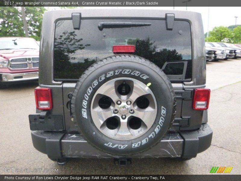 Granite Crystal Metallic / Black/Dark Saddle 2017 Jeep Wrangler Unlimited Sahara 4x4