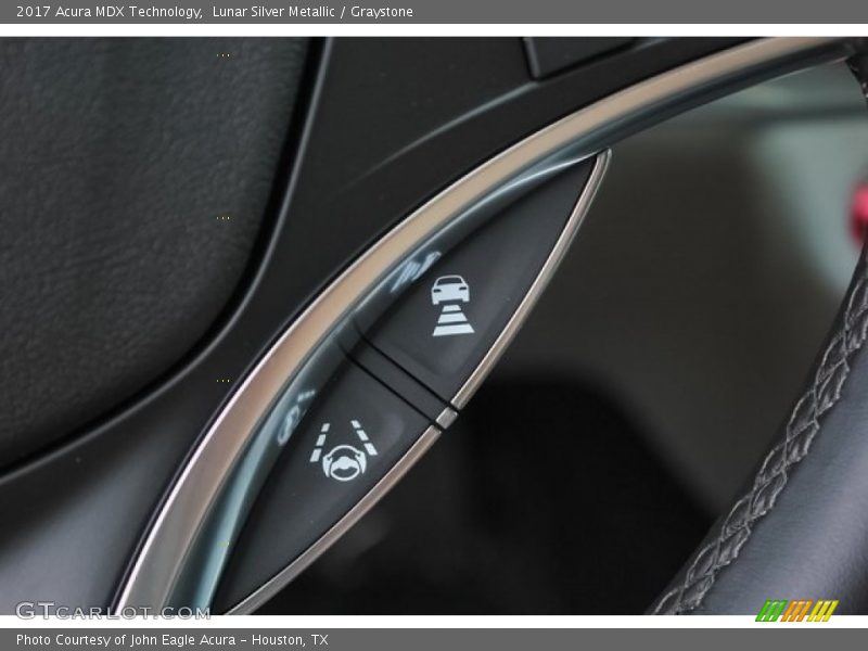 Lunar Silver Metallic / Graystone 2017 Acura MDX Technology