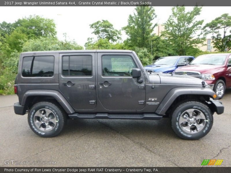 Granite Crystal Metallic / Black/Dark Saddle 2017 Jeep Wrangler Unlimited Sahara 4x4