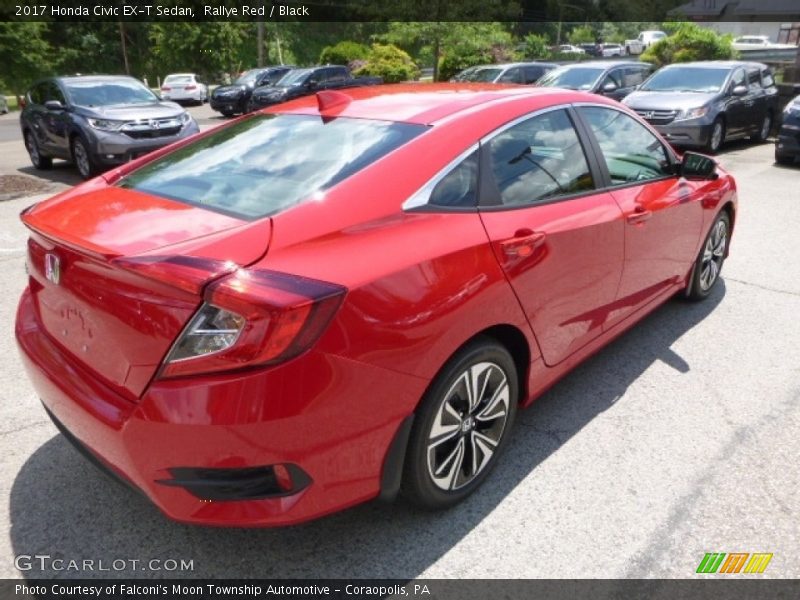 Rallye Red / Black 2017 Honda Civic EX-T Sedan