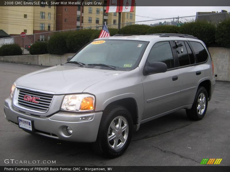 Silver Mist Metallic / Light Gray 2008 GMC Envoy SLE 4x4