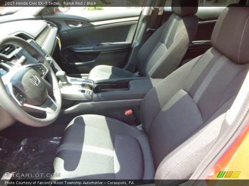 Rallye Red / Black 2017 Honda Civic EX-T Sedan