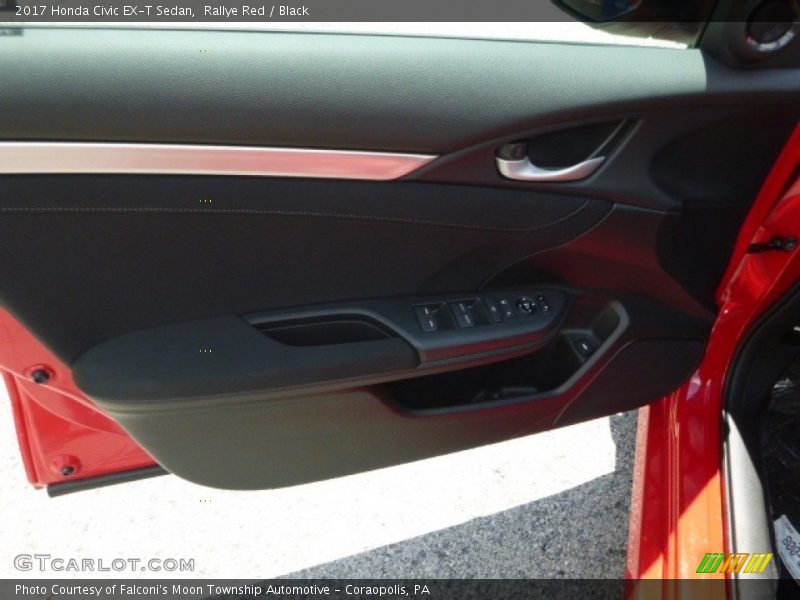 Rallye Red / Black 2017 Honda Civic EX-T Sedan