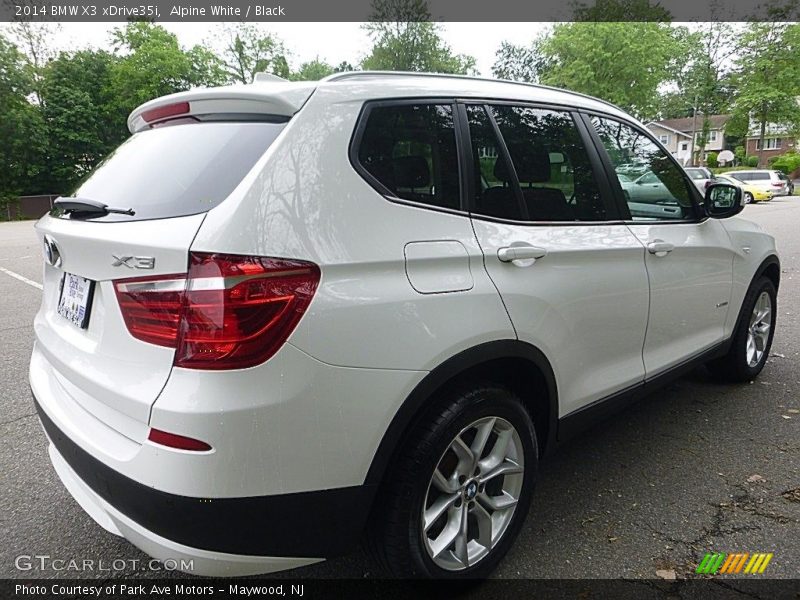 Alpine White / Black 2014 BMW X3 xDrive35i