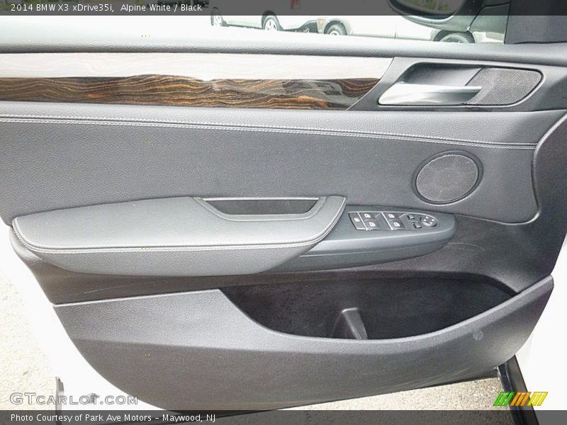 Alpine White / Black 2014 BMW X3 xDrive35i