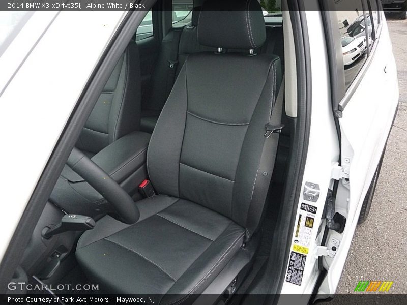 Alpine White / Black 2014 BMW X3 xDrive35i