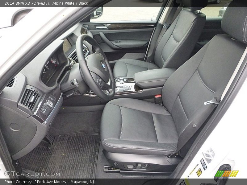 Alpine White / Black 2014 BMW X3 xDrive35i