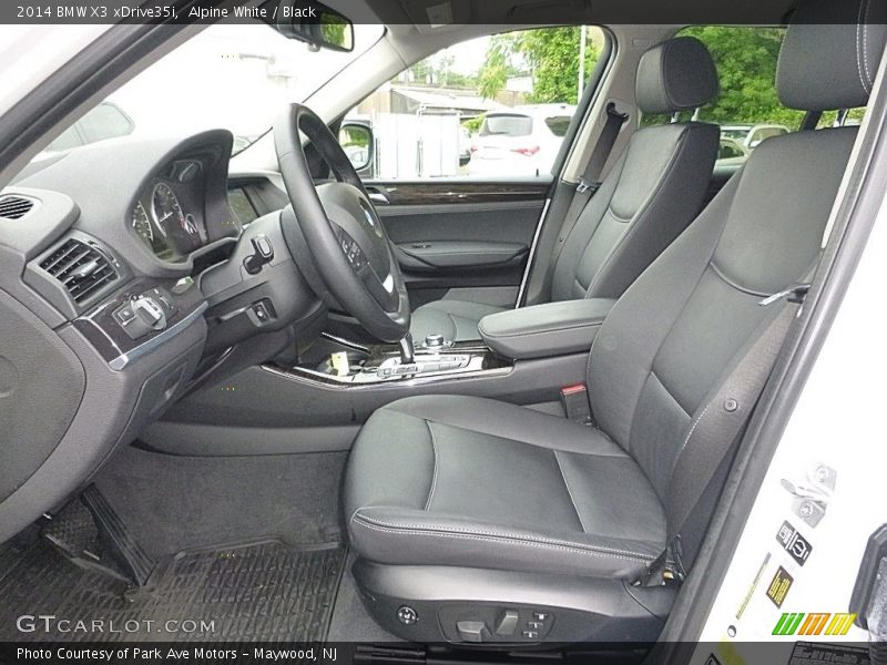 Alpine White / Black 2014 BMW X3 xDrive35i