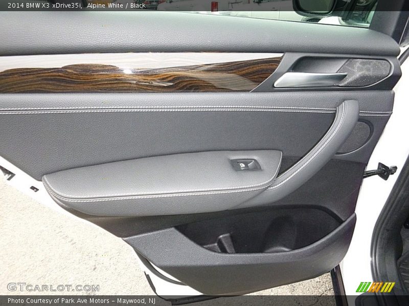 Alpine White / Black 2014 BMW X3 xDrive35i