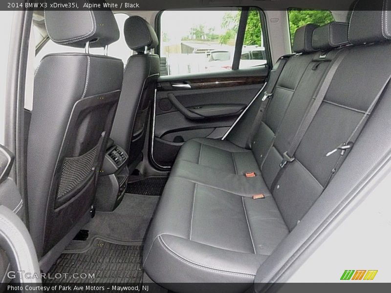 Alpine White / Black 2014 BMW X3 xDrive35i