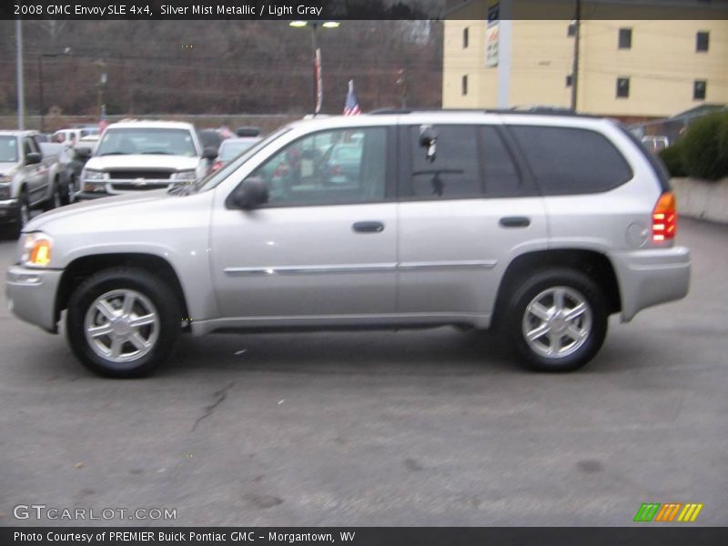 Silver Mist Metallic / Light Gray 2008 GMC Envoy SLE 4x4