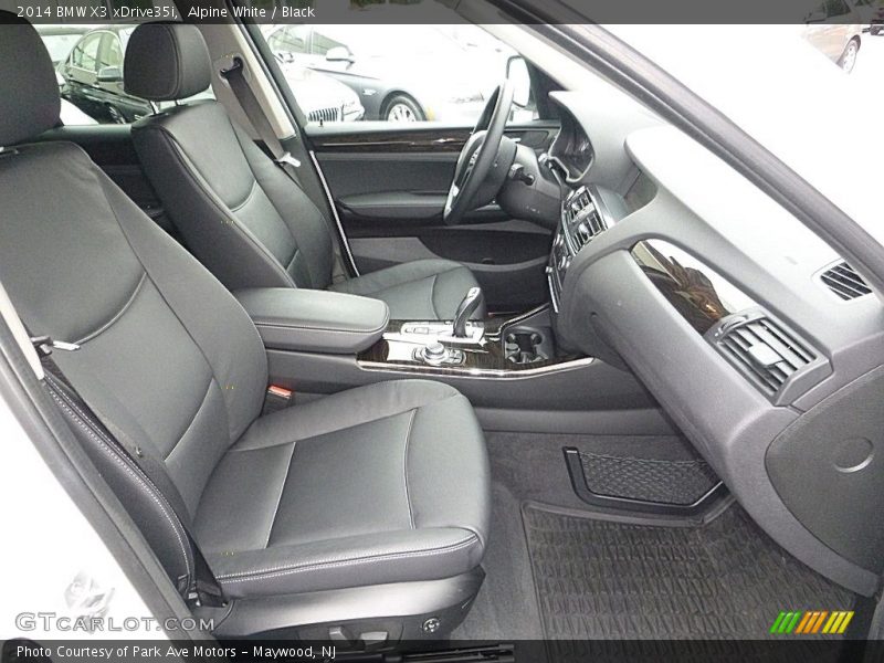 Alpine White / Black 2014 BMW X3 xDrive35i