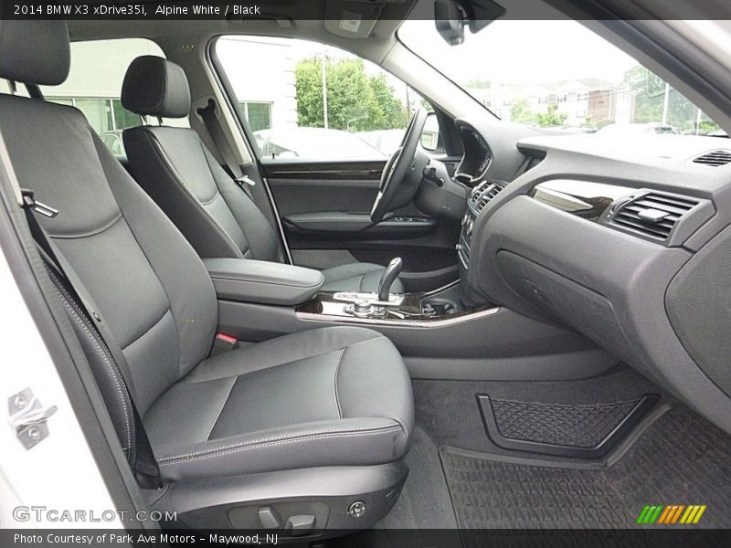 Alpine White / Black 2014 BMW X3 xDrive35i