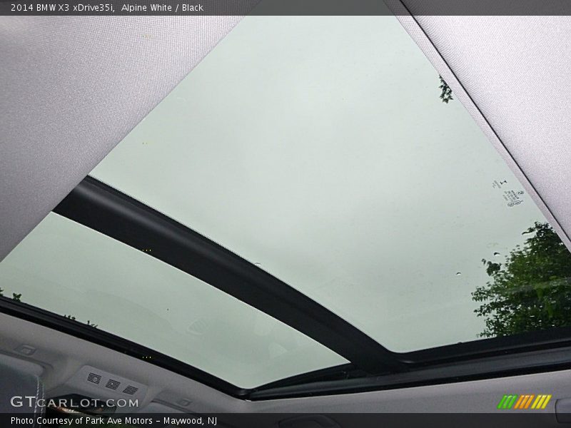 Alpine White / Black 2014 BMW X3 xDrive35i
