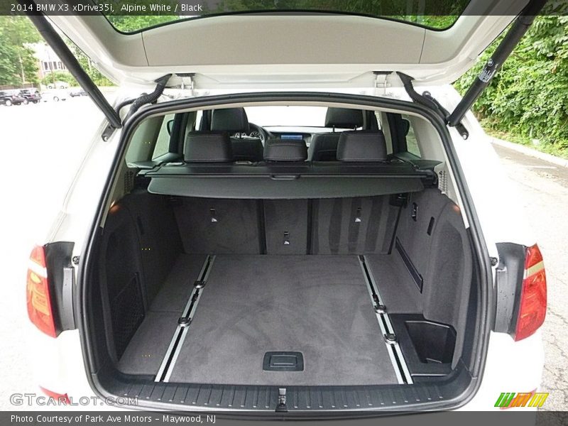 Alpine White / Black 2014 BMW X3 xDrive35i