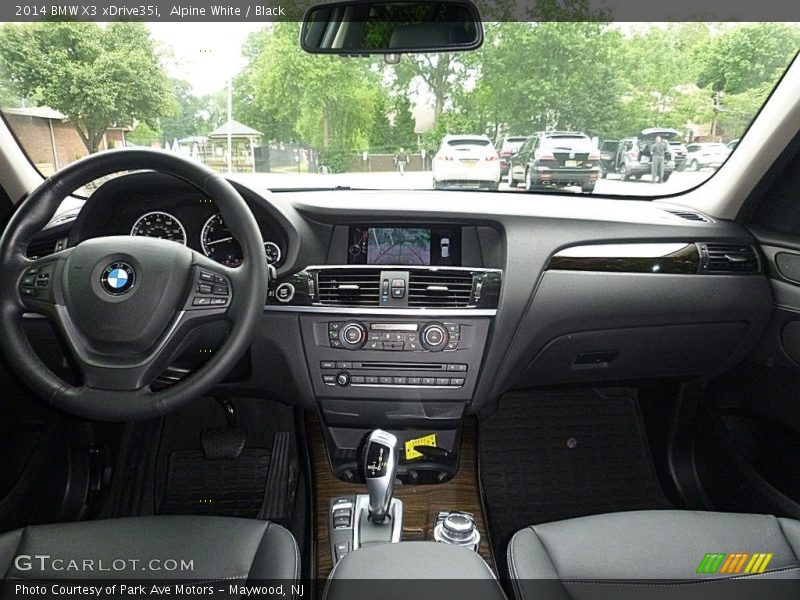 Alpine White / Black 2014 BMW X3 xDrive35i