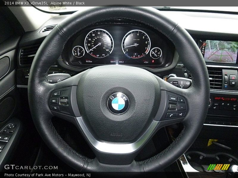 Alpine White / Black 2014 BMW X3 xDrive35i