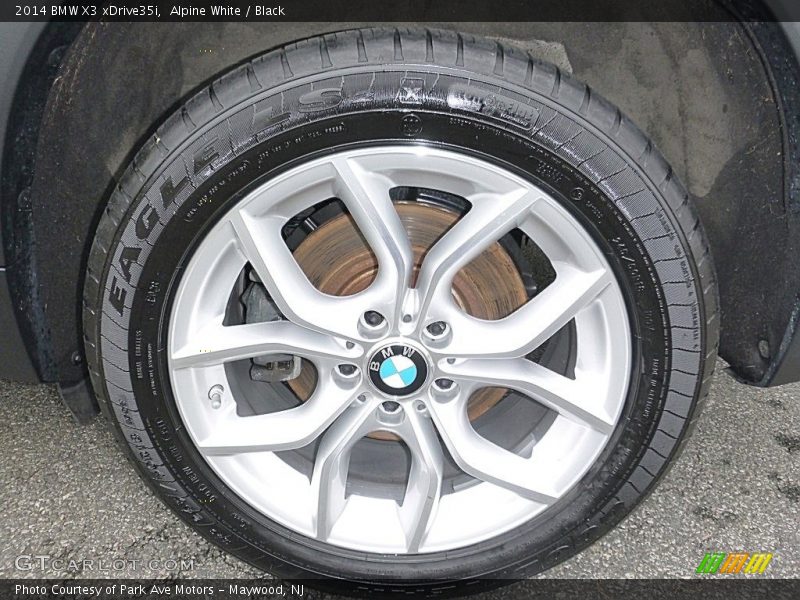 Alpine White / Black 2014 BMW X3 xDrive35i