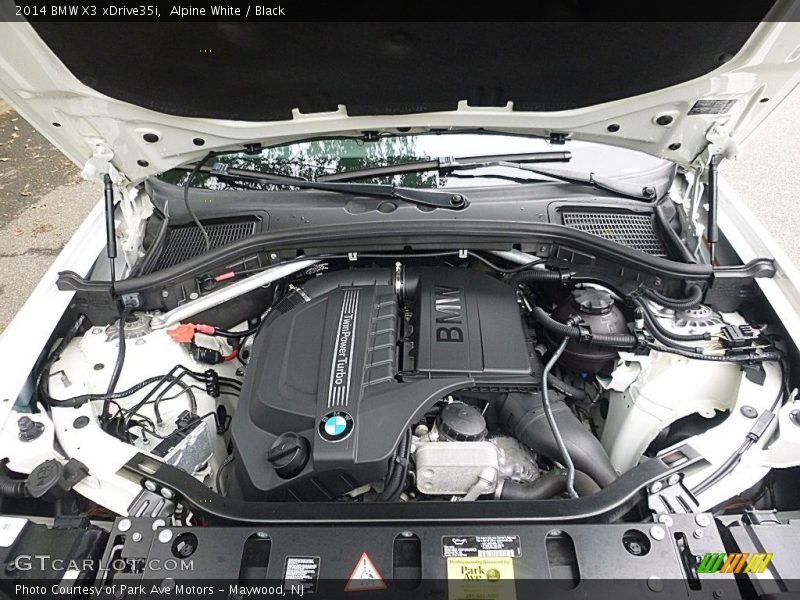 Alpine White / Black 2014 BMW X3 xDrive35i