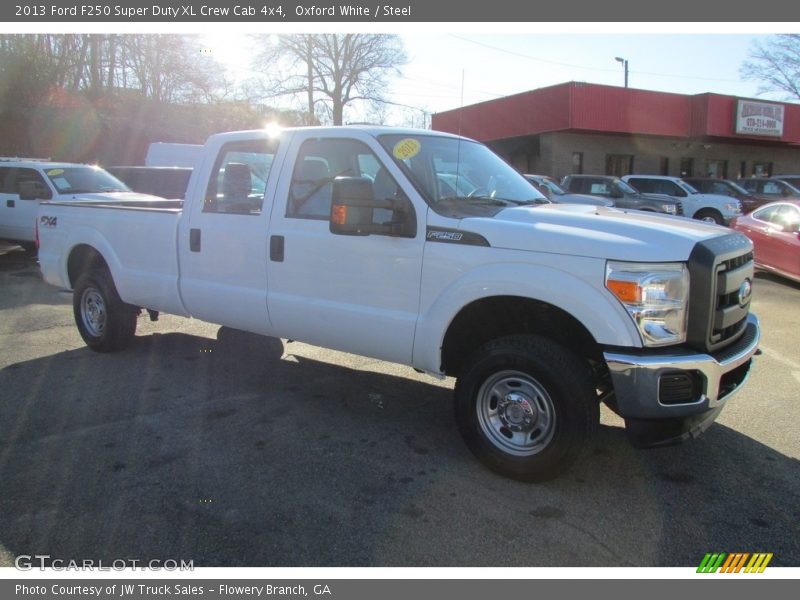 Oxford White / Steel 2013 Ford F250 Super Duty XL Crew Cab 4x4