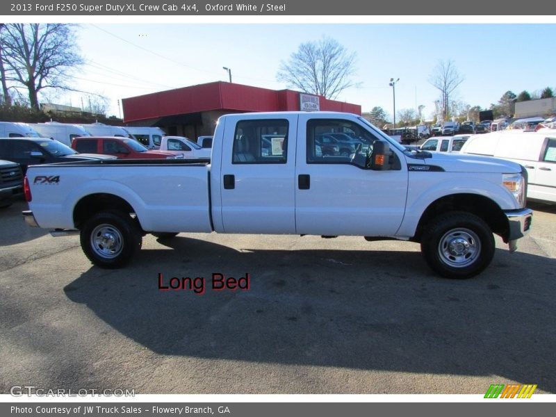 Oxford White / Steel 2013 Ford F250 Super Duty XL Crew Cab 4x4