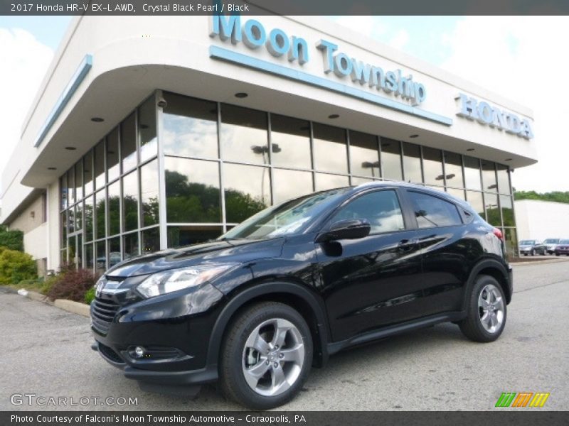 Crystal Black Pearl / Black 2017 Honda HR-V EX-L AWD