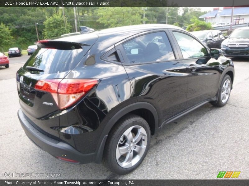 Crystal Black Pearl / Black 2017 Honda HR-V EX-L AWD