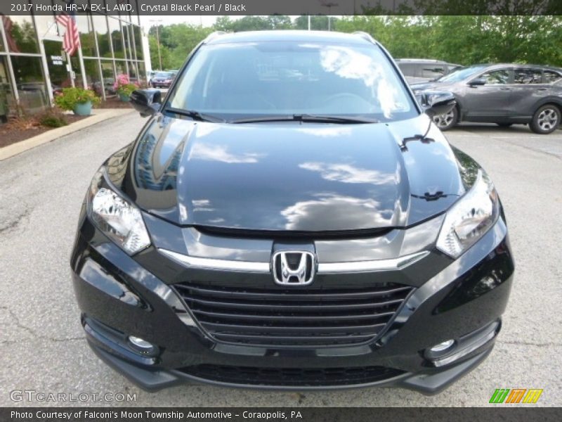 Crystal Black Pearl / Black 2017 Honda HR-V EX-L AWD