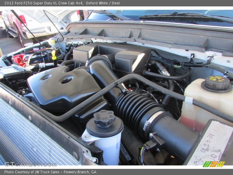 Oxford White / Steel 2013 Ford F250 Super Duty XL Crew Cab 4x4