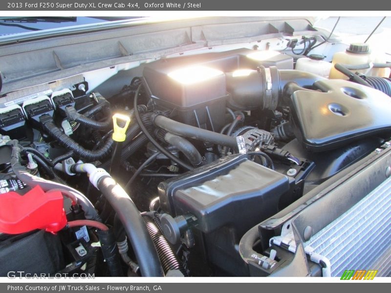 Oxford White / Steel 2013 Ford F250 Super Duty XL Crew Cab 4x4