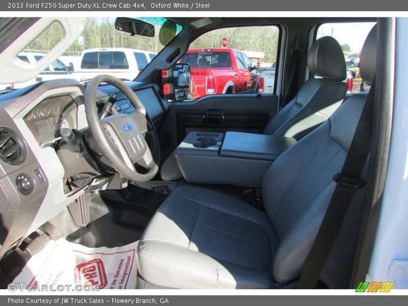 Oxford White / Steel 2013 Ford F250 Super Duty XL Crew Cab 4x4