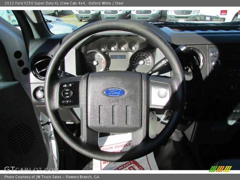 Oxford White / Steel 2013 Ford F250 Super Duty XL Crew Cab 4x4
