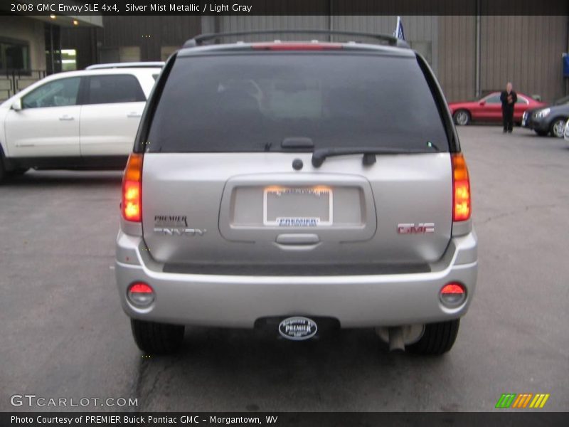 Silver Mist Metallic / Light Gray 2008 GMC Envoy SLE 4x4
